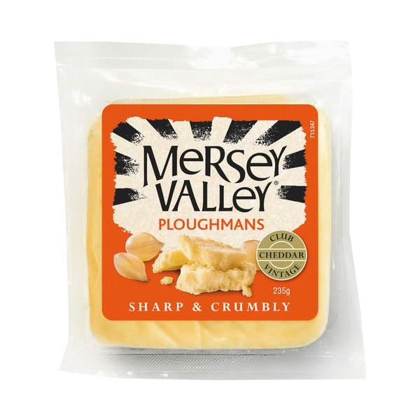 Mersey Valley Club Ploughman's Cheddar Cheese  | 235g