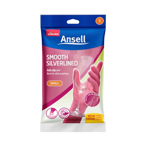 Ansell Pink Silverlined Gloves Size 7.5 | 1 pair