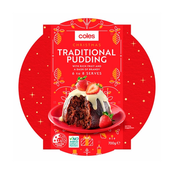 Coles Christmas Pudding Large | 700g