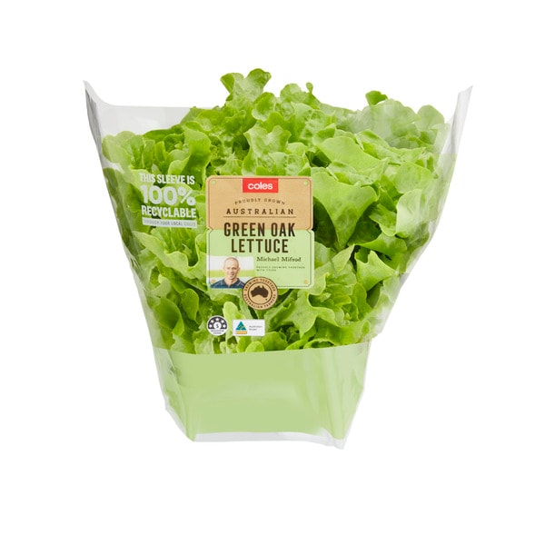 Coles Lettuce Decorative Green Oak | 1 each