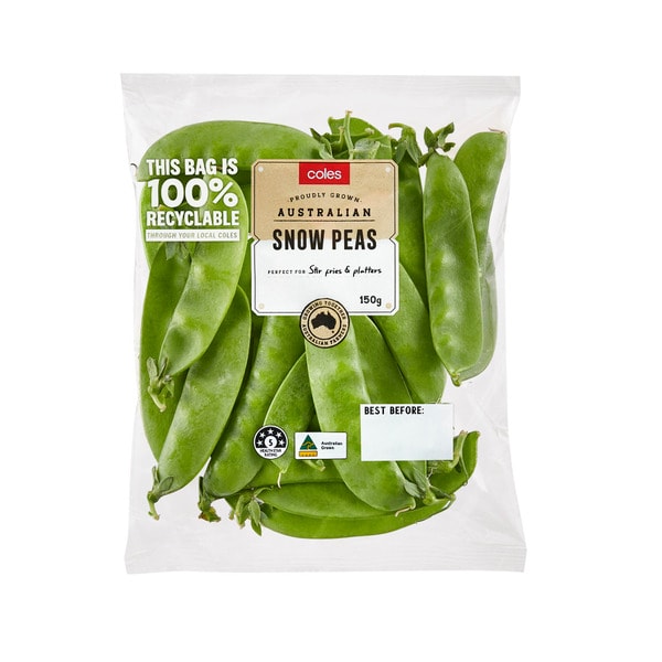 Coles Snow Peas Medium | 150g