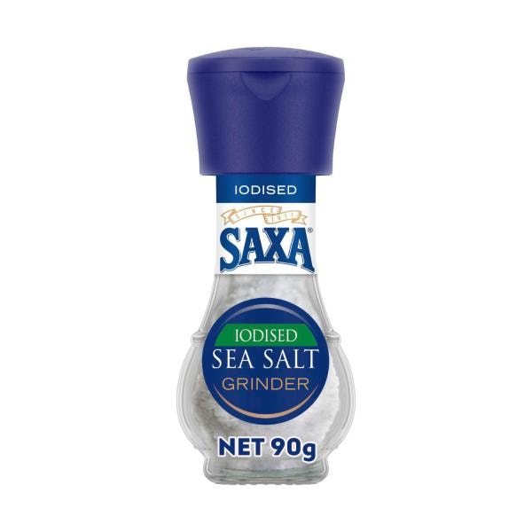 Saxa Iodised Sea Salt Grinder | 90g