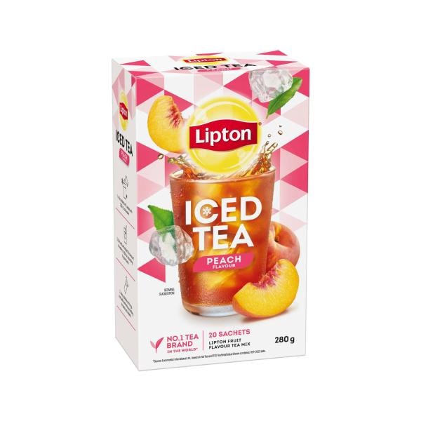 Lipton Peach Iced Tea Sachets | 20 pack