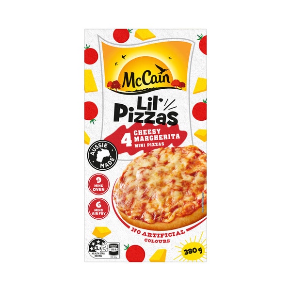 McCain Lil Pizza Cheesy Margherita | 380g