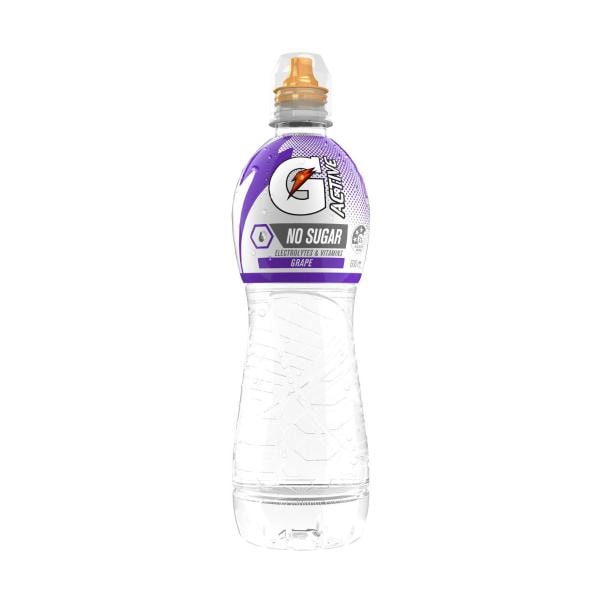 Gatorade G Active Sports Drinks Grape Water Electrolytes & Vitamins | 600mL
