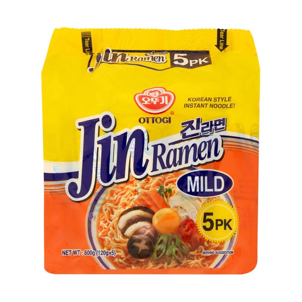 Ottogi Jin Ramen Mild 5x120g | 600g
