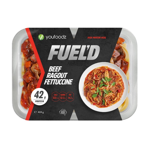 Youfoodz Fueld Beef Ragout Fettuccine | 424g