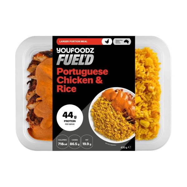 Youfoodz Fueld Portuguese Chicken & Rice | 430g