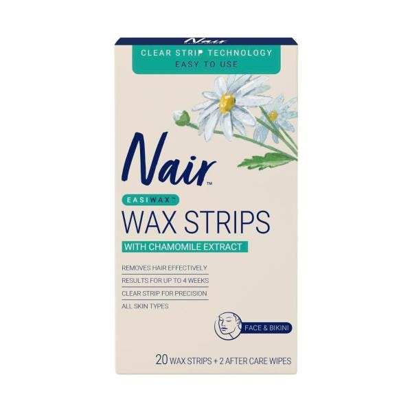 Nair Easiwax Mini Reusable Wax Strips | 20 pack