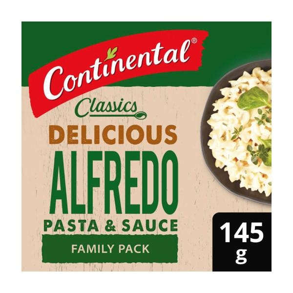 Continental Alfredo Family Pasta And Sauce | 145g