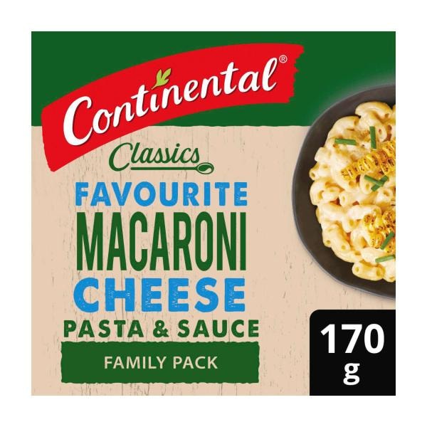Continental Pasta And Sauce Family Macaroni Cheese | 170g