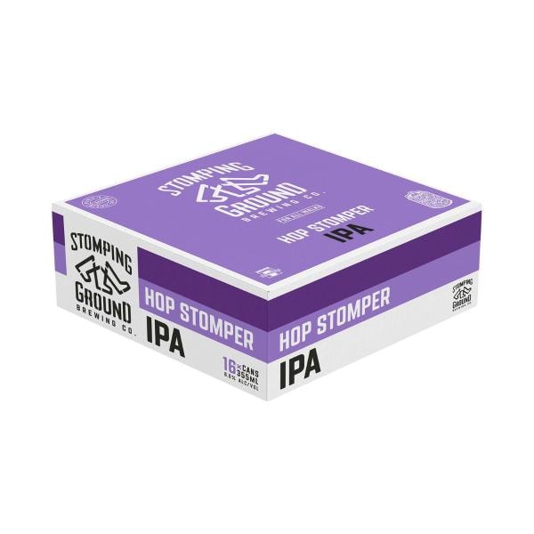 Stomping Ground Hop Stomper Can IPA 355mL | 16 Pack