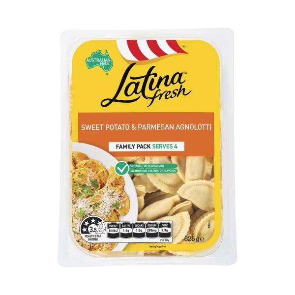 Latina Agnolotti Sweet Potato & Parmesan Filled Pasta | 625g