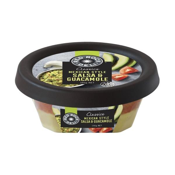 Red Rock Deli Classics Mexican Style Salsa Guacamole | 190g