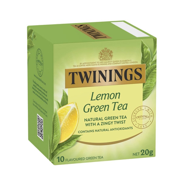 Twining's Green Tea And Lemon Tea Bags | 10 Pack