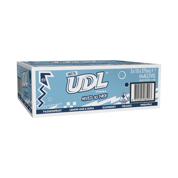 UDL Mixed Can 375mL | 30 Pack