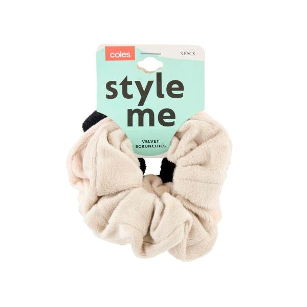 Coles Scrunchies Velvet | 3 pack