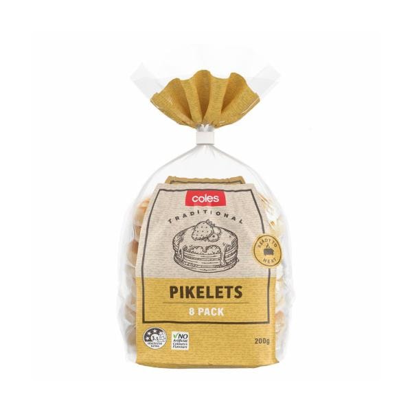 Coles Pikelets 8 Pack | 200g