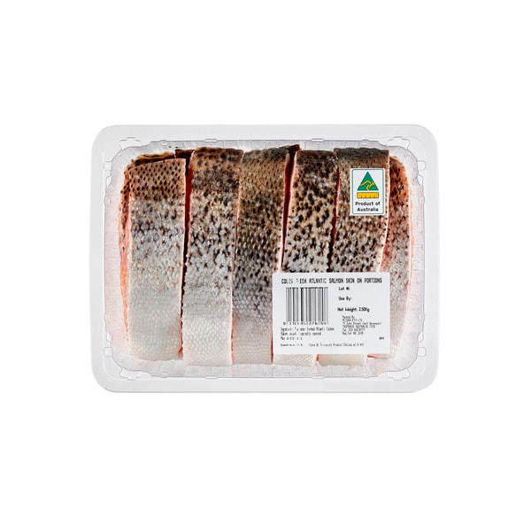 Petuna Deli Fresh Salmon Portions Skin On Tray | 2.5kg