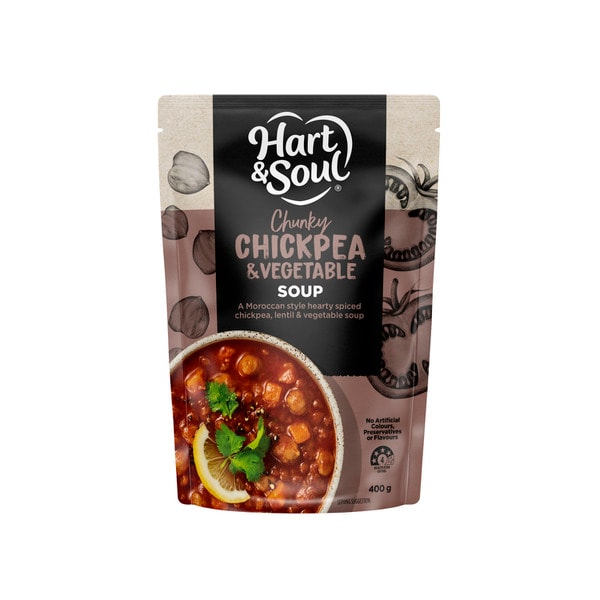Hart & Soul Pouch Soup Chunky Chickpea & Vegetable | 400g