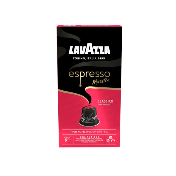 Lavazza Espresso Classico Nespresso Compatible Coffee Pods | 10 pack