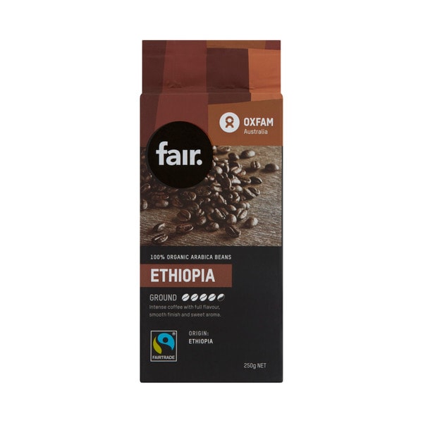 Oxfam Fair Ethiopia Blend Ground Coffee | 250g