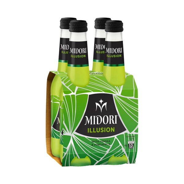 Midori Illusion Bottle 275mL | 4 Pack