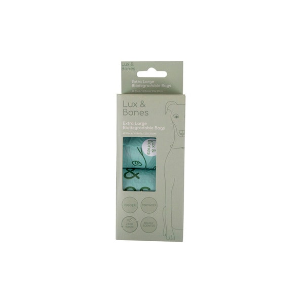 Lux & Bones Eco Poo Bags XL | 60 pack