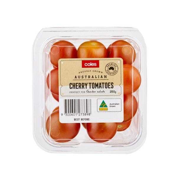 Coles Cherry Tomatoes Prepacked | 250g