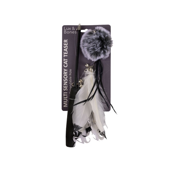 Lux & Bones Interchangeable Cat Toy With Extendable 1m Pole | 1 pack