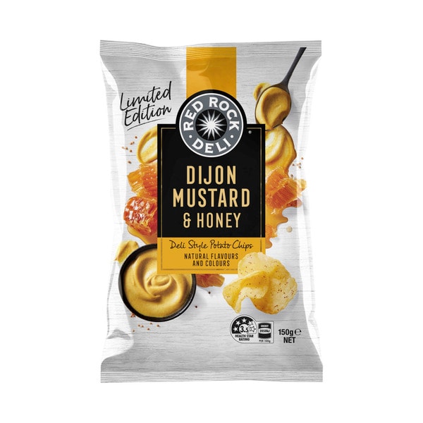 Red Rock Deli Potato Chips Dijon Mustard & Honey | 150g