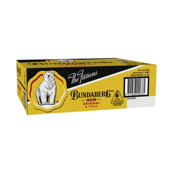 Bundaberg UP & Cola Can 375mL | 30 Pack