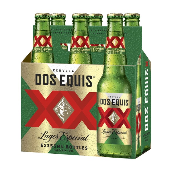 Dos Equis Xx Special Lager Bottle 355mL | 6 Pack