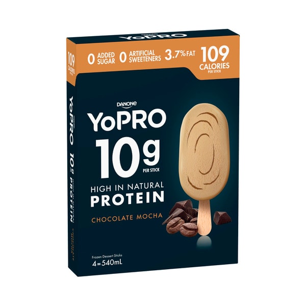YoPro Frozen Desserts Chocolate Mocha 4 pack | 540mL