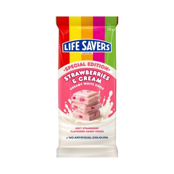 Lifesavers Milk Chocolate Fruit Tingle Block                                                                                                | 160g