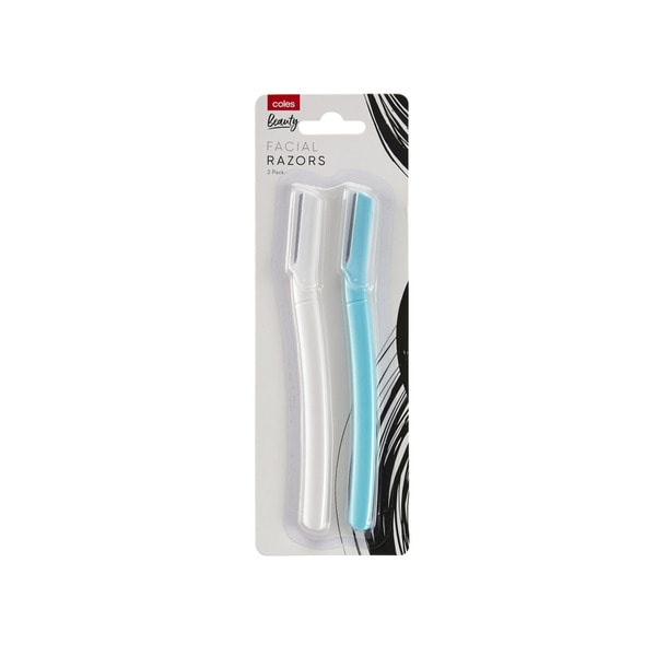 Coles Facial Razors | 2 pack