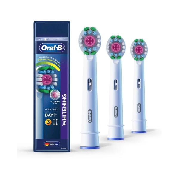 Oral B 3D White Electric Brush Replacement Head | 3 pack