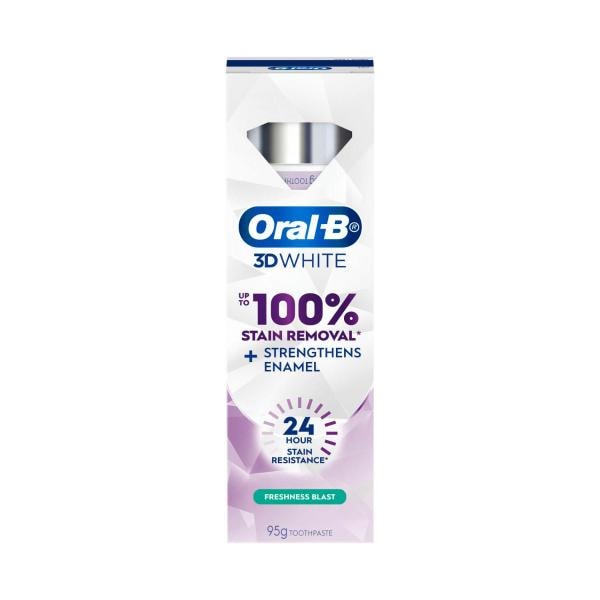 Oral B 3D White Lasting White Freshness Blast Toothpaste | 95g