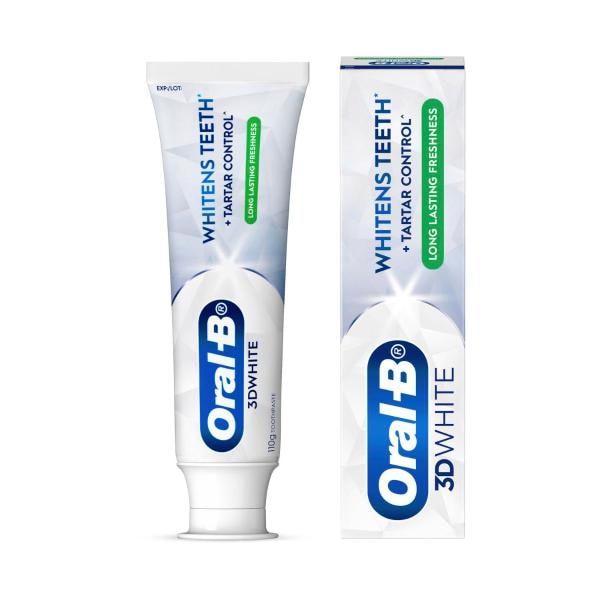 Oral B 3D White 2 In 1 Whitening Long Lasting Freshness Paste | 110g