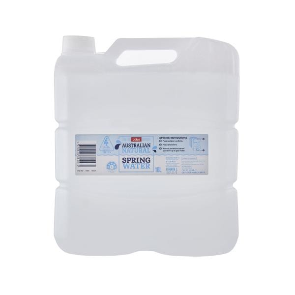 Coles Water Spring Natural | 10L