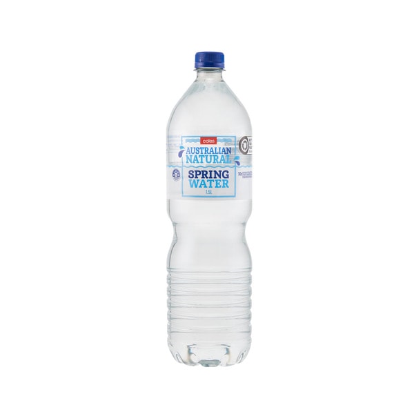 Coles Natural Spring Water | 1.5L