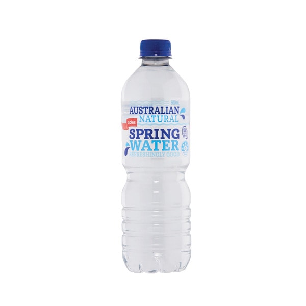 Coles Water Spring Natural | 600mL