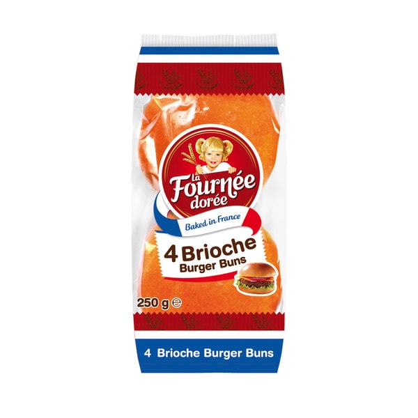 La Fournee Doree Brioche Burger Buns | 250g