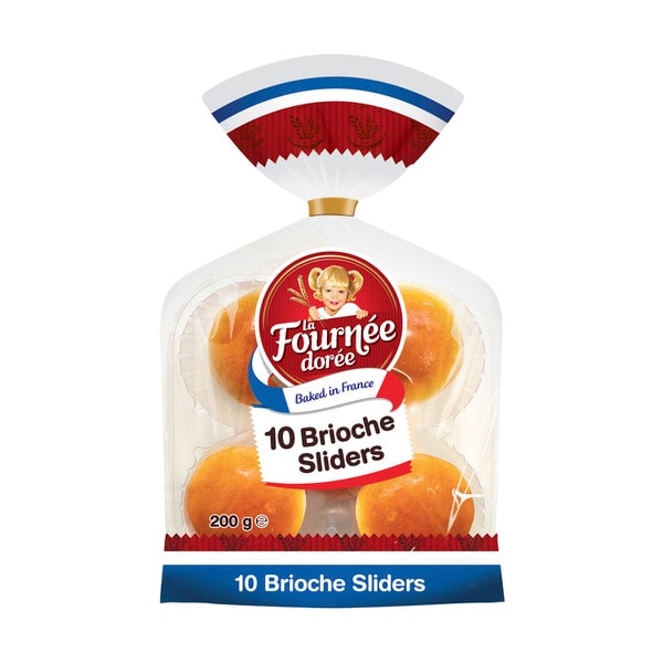 La Fournee Doree Brioche Sliders 10 Pack | 200g