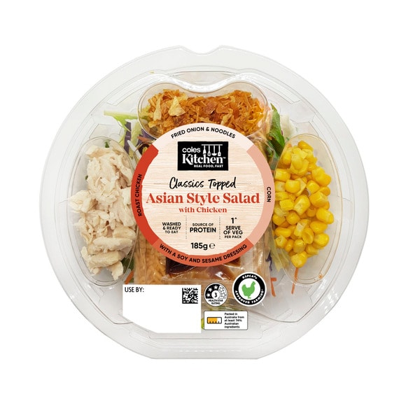 Coles Asian Chicken Salad Bowl | 185g