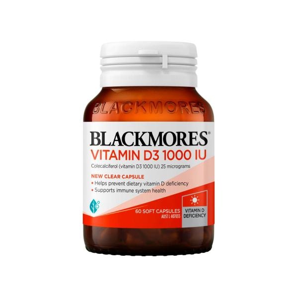 Blackmores Vitamin D3 1000IU Immune Capsules | 60 pack