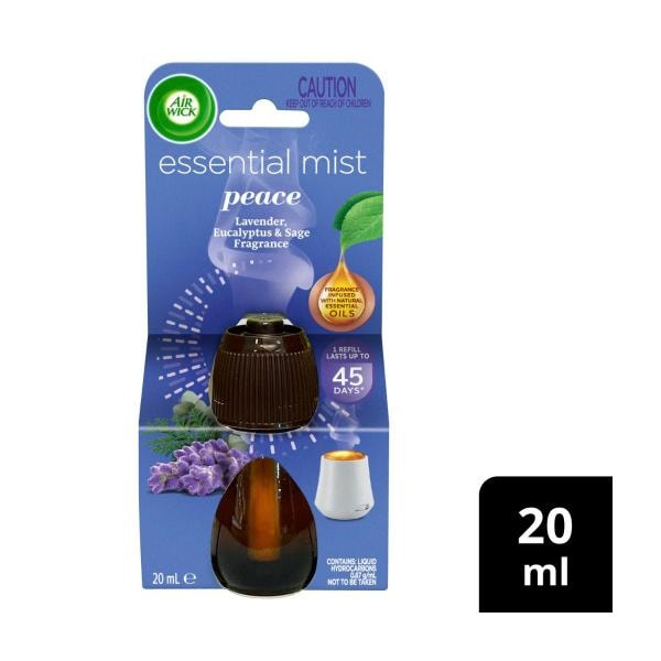 Air Wick Essential Mist Peace Lavender-Eucalyptus & Sage Diffuser Refill | 20mL