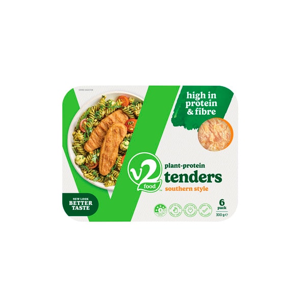 V2 Tenders Southern Style Plant Based 6 Pack | 300g