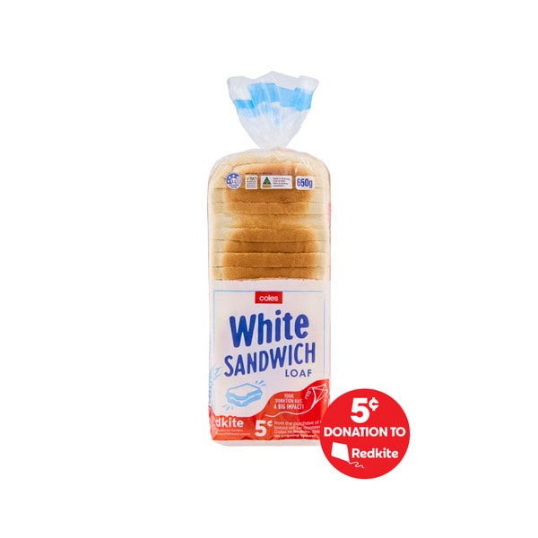 Coles White Bread | 650g