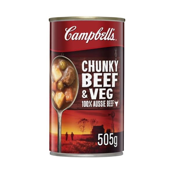 Campbell's Chunky Soup Can Beef & Veg | 505g